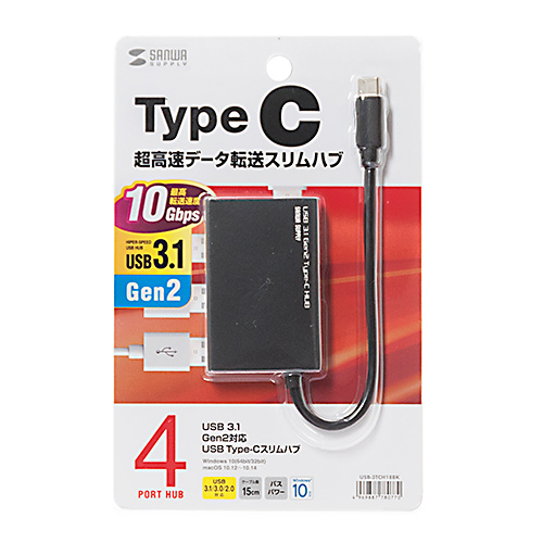 Type-Cnu(4|[gEUSB3.1 Gen2ΉE^EEubN) USB-3TCH18BK