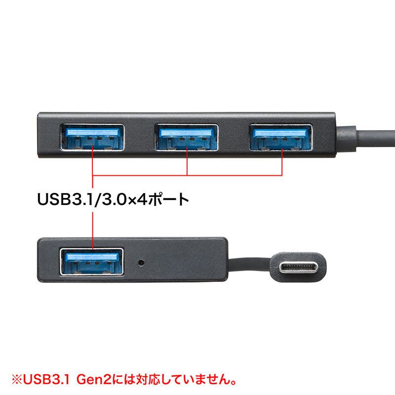 y킯݌ɏzUSBnuiType CE4|[gEXEubNj USB-3TCH9BK