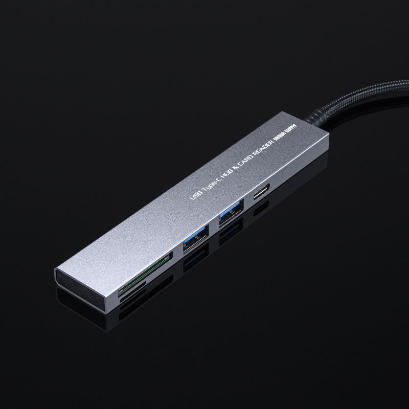 USBnu Type Cڑ USB A 2|[g Type C 1|[g Xnu J[h[_[t A~ iCbV USB-3TCHC21MS