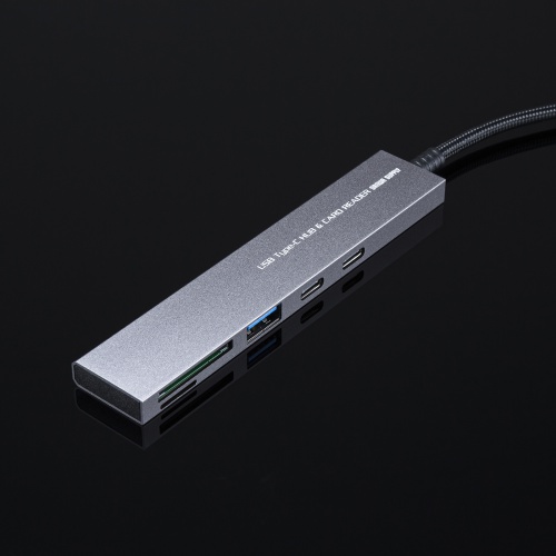 USBnu Type Cڑ USB A 1|[g Type C 2|[g Xnu J[h[_[t A~ iCbV USB-3TCHC22MS