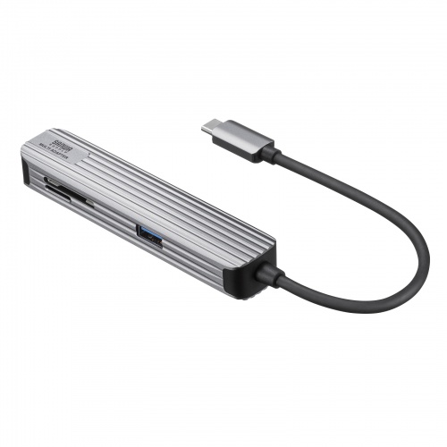 USB Type-Cマルチ変換アダプタ HDMI SD/microSDカードリーダー付き 4K/60Hz DisplayPort Alternate Mode USB-3TCHC5S