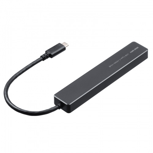 USB-C �n�u 6-in-1 HDMI 4K30Hz �f���o�� USB-C�|�[�g���� USB 5Gbps USB-A�|�[�g���� �J�[�h���[�_�[ �u���b�N