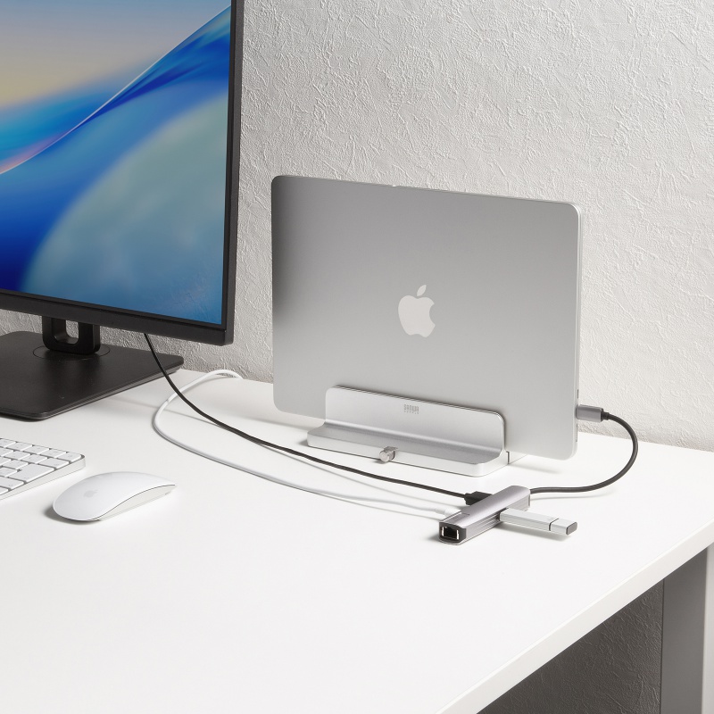 USB-C �n�u �X���� HDMI�f���o�� USB A�~1 USB-C�~1 LAN PD100W�Ή� ���M�\�� 15cm