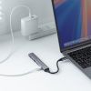 USB�n�u USB-C�ڑ� 5-in-1 ���^ �X���� �J�[�h���[�_�[�t�� USB 5Gbps Type-C PD100W �P�[�u��10cm USB-A/USB-C�~1