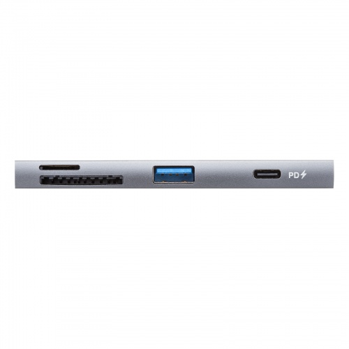 USB�n�u USB-C�ڑ� 4-in-1 ���}�� ���^ �X���� �J�[�h���[�_�[�t�� USB 5Gbps Type-C USB-A PD100W �R���p�N�g