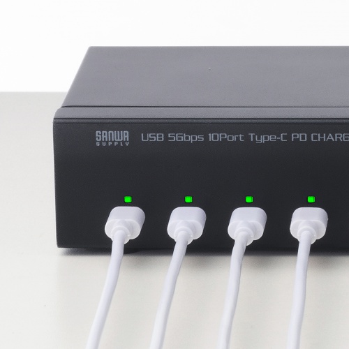 Type-C 10�|�[�g�n�u USB 5Gbps iPad�E�^�u���b�g 10�䓯���[�d/���� �Z���t�p���[ USB PD 27W �f�C�W�[�`�F�[���\ �w�Z�E�@�l����