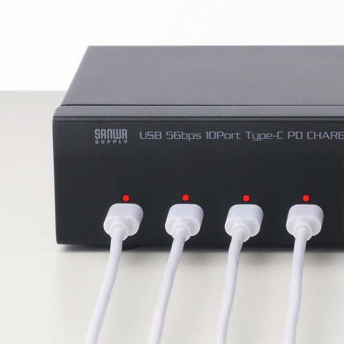 Type-C 10�|�[�g�n�u USB 5Gbps iPad�E�^�u���b�g 10�䓯���[�d/���� �Z���t�p���[ USB PD 27W �f�C�W�[�`�F�[���\ �w�Z�E�@�l����