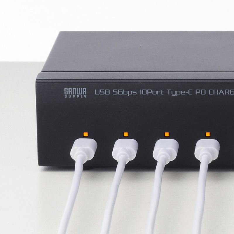 Type-C 10�|�[�g�n�u USB 5Gbps iPad�E�^�u���b�g 10�䓯���[�d/���� �Z���t�p���[ USB PD 27W �f�C�W�[�`�F�[���\ �w�Z�E�@�l����