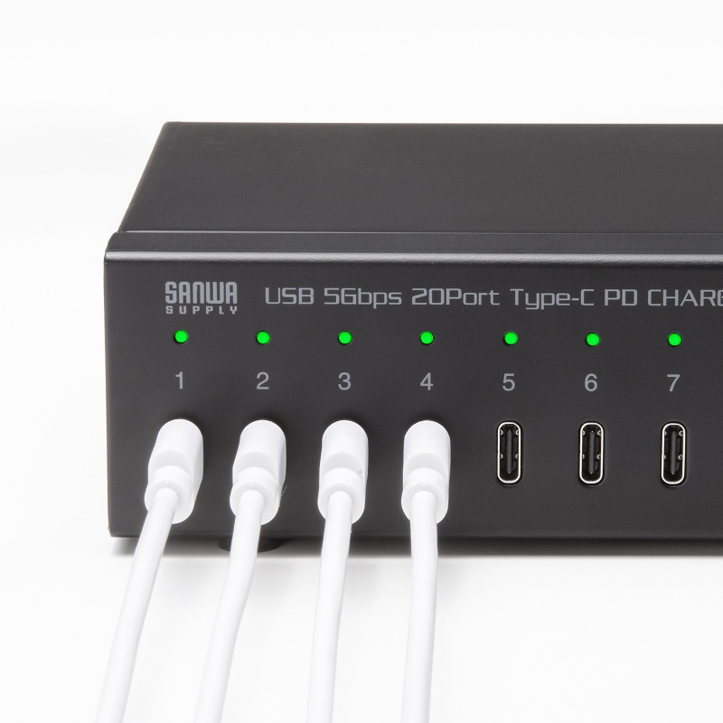 Type-C 20�|�[�g�n�u USB 5Gbps iPad�E�^�u���b�g 10�䓯���[�d/���� �Z���t�p���[ USB PD 27W �f�C�W�[�`�F�[���\ �w�Z�E�@�l����