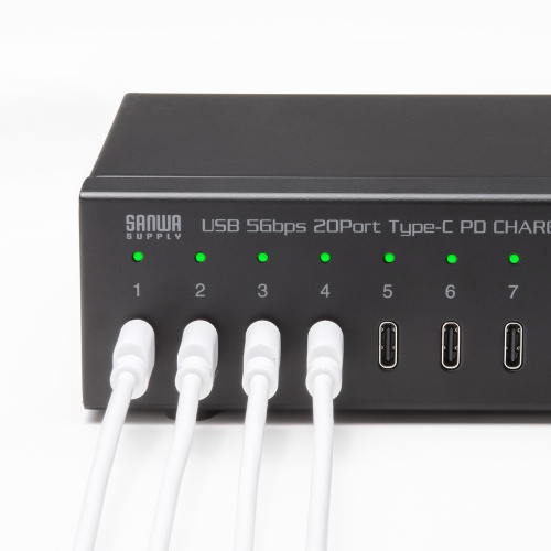 Type-C 20�|�[�g�n�u USB 5Gbps iPad�E�^�u���b�g 10�䓯���[�d/���� �Z���t�p���[ USB PD 27W �f�C�W�[�`�F�[���\ �w�Z�E�@�l����