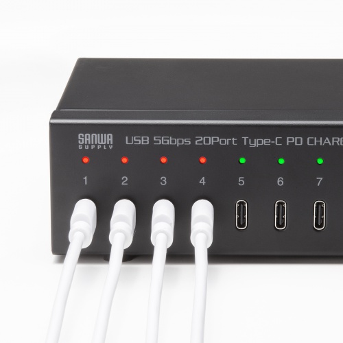 Type-C 20�|�[�g�n�u USB 5Gbps iPad�E�^�u���b�g 10�䓯���[�d/���� �Z���t�p���[ USB PD 27W �f�C�W�[�`�F�[���\ �w�Z�E�@�l����