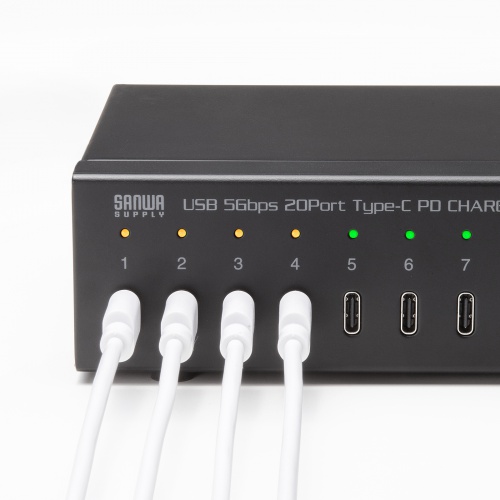 Type-C 20�|�[�g�n�u USB 5Gbps iPad�E�^�u���b�g 10�䓯���[�d/���� �Z���t�p���[ USB PD 27W �f�C�W�[�`�F�[���\ �w�Z�E�@�l����