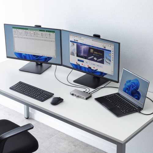 hbLOXe[V 2 4K 10-in-1 USB-Cڑ PD100W[d HDMI~2 USB-A~5 USB-C~2 u^ Vo[