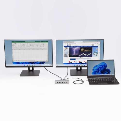 hbLOXe[V 2 4K 10-in-1 USB-Cڑ PD100W[d HDMI~2 USB-A~5 USB-C~2 u^ Vo[