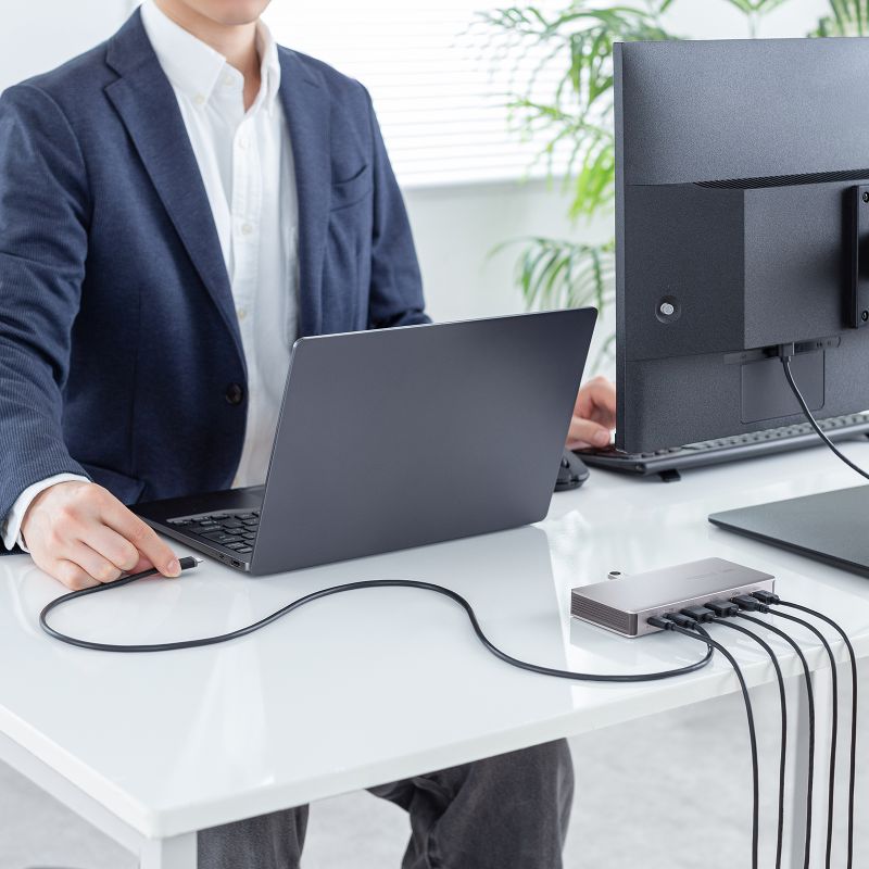 hbLOXe[V 2 4K 10-in-1 USB-Cڑ PD100W[d HDMI~2 USB-A~5 USB-C~2 u^ Vo[