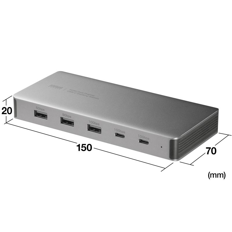 hbLOXe[V 2 4K 10-in-1 USB-Cڑ PD100W[d HDMI~2 USB-A~5 USB-C~2 u^ Vo[