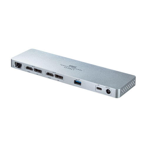 AEgbgFUSB Type-C hbLOXe[V u^Cv PD/60WΉ 4KΉ 9in1 HDMI~2 DisplayPort~2 Type-C~1 USB3.0~4 LAN ZUSB-CVDK6