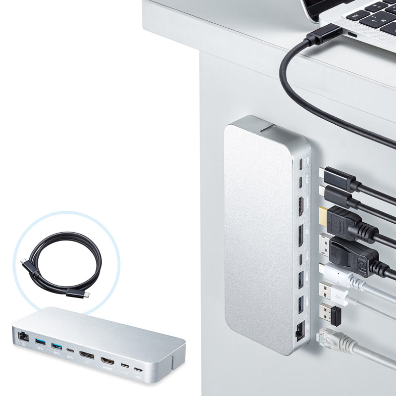 USB Type-ChbLOXe[V }Olbg^Cv 2ʏo HDMI DisplayPort u LAN|[g USB-CVDK9
