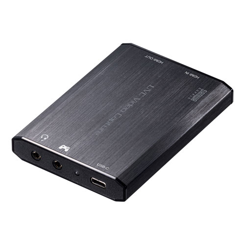 HDMIキャプチャー（USB3.2 Gen1・4K パススルー出力付き） USB-CVHDUVC3