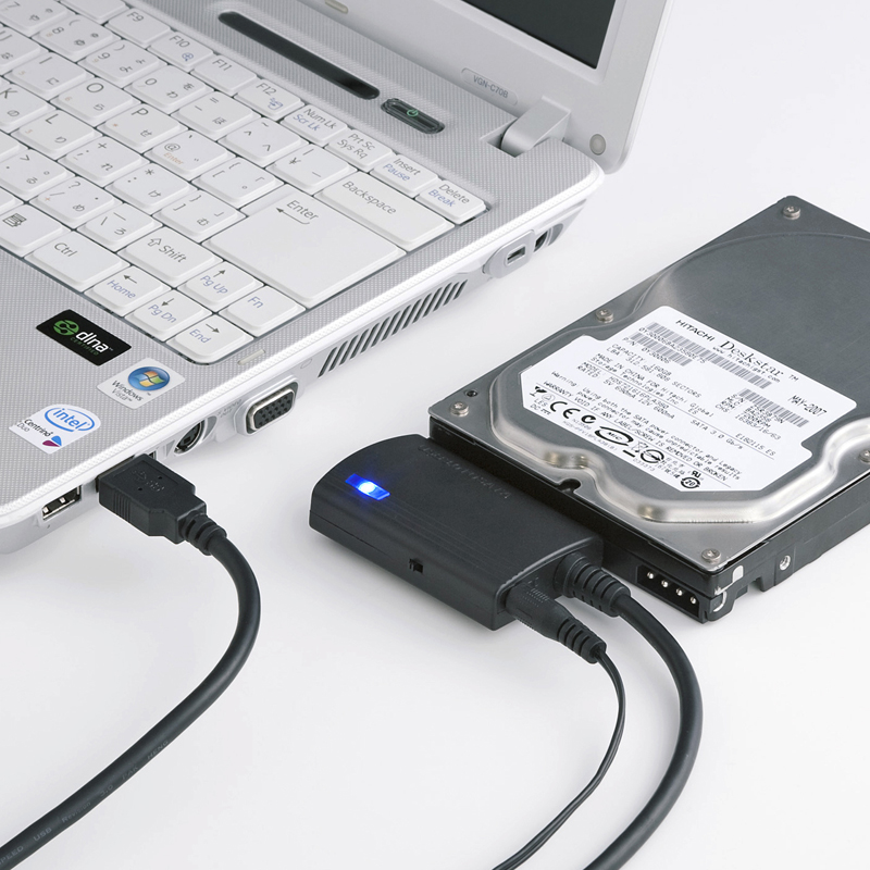 SATA-USB 3.0 変換ケーブル 2.5インチ SSD HDD用 ジャンク - PC