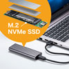 M.2 PCIe/NVMe SSDケース