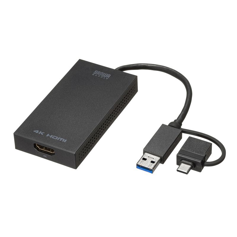SANWA SUPPLY USB3.2-HDMIディスプレイアダプタ USB-CPC周辺機器 - PC