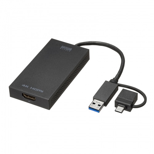 サンワサプライSANWA SUPPLY USB3.2-HDMIディスプレイアダプタ USB-C