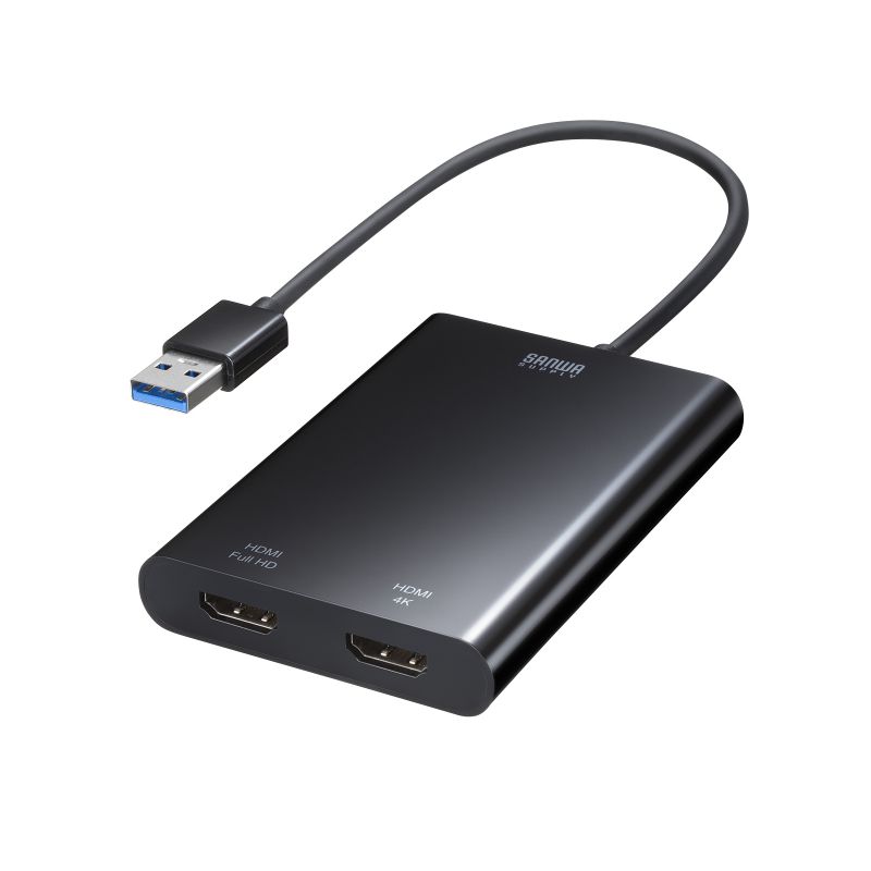 USB-HDMIfBXvCA_v^ 4K/30HzΉ 2ʏo USB 5Gbps USB-CVU3HD5