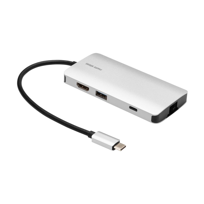 USB Type-Cモバイルドッキングステーション 7-in-1 4K/30Hz対応