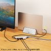 hbLOXe[V Type-C ڑ 6in1 HDMI 1 4K/120Hz 8K/30Hz PD100W X RpNgUSB A 2 LAN LϊA_v^ P[u50cm USB-DKM9S