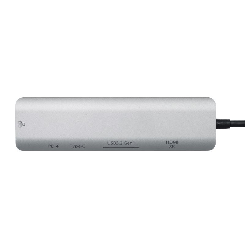 hbLOXe[V Type-C ڑ 6in1 HDMI 1 4K/120Hz 8K/30Hz PD100W X RpNgUSB A 2 LAN LϊA_v^ P[u50cm USB-DKM9S