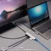 hbLOXe[V Type-C ڑ 6in1 HDMI 1 4K/120Hz 8K/30Hz PD100W X RpNgUSB A 2 LAN LϊA_v^ P[u50cm USB-DKM9S