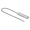 hbLOXe[V Type-C ڑ 6in1 HDMI 1 4K/120Hz 8K/30Hz PD100W X RpNgUSB A 2 LAN LϊA_v^ P[u50cm USB-DKM9S