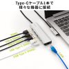 hbLOXe[V Type-C ڑ 6in1 HDMI 1 4K/120Hz 8K/30Hz PD100W X RpNgUSB A 2 LAN LϊA_v^ P[u50cm USB-DKM9S