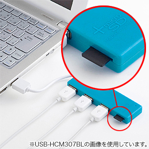 y킯݌ɏzmicroSDJ[h[_[tUSB2.0nuisNj USB-HCM307P