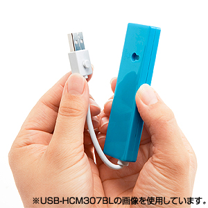 y킯݌ɏzmicroSDJ[h[_[tUSB2.0nuisNj USB-HCM307P