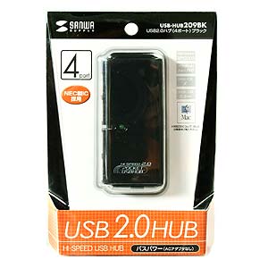 USB2.0nuiACA_v^ȂEubNj USB-HUB209BK