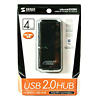 USB2.0nuiACA_v^ȂEubNj USB-HUB209BK