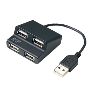 y킯݌ɏz USB2.0nui4|[gEubNj USB-HUB233BK