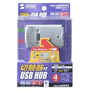 ؑ֊tUSBnui4|[gj USB-HUBSW43