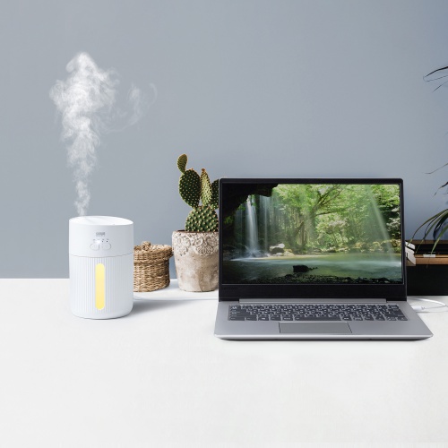 USB������ ��� �����g�� �ォ�狋�� ��e�� 400ml �É� ���^ USB���d�� ���R��h�~ LED���C�g �^�C�}�[ �I�t�B�X �f�X�N �z���C�g