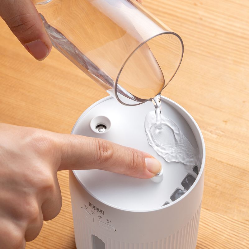 USB������ ��� �����g�� �ォ�狋�� ��e�� 400ml �É� ���^ USB���d�� ���R��h�~ LED���C�g �^�C�}�[ �I�t�B�X �f�X�N �z���C�g