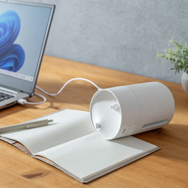 USB������ ��� �����g�� �ォ�狋�� ��e�� 400ml �É� ���^ USB���d�� ���R��h�~ LED���C�g �^�C�}�[ �I�t�B�X �f�X�N �z���C�g