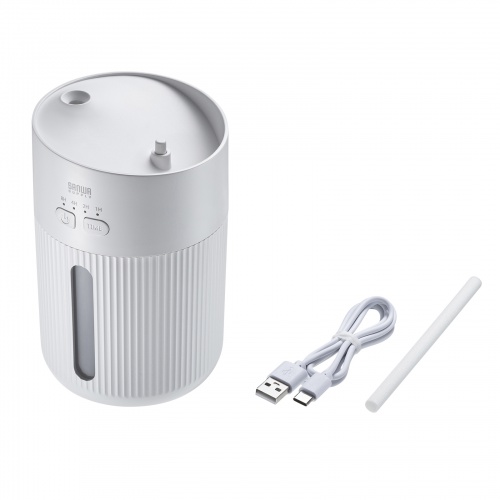 USB������ ��� �����g�� �ォ�狋�� ��e�� 400ml �É� ���^ USB���d�� ���R��h�~ LED���C�g �^�C�}�[ �I�t�B�X �f�X�N �z���C�g