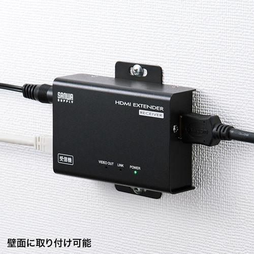 HDMI エクステンダー LAN 変換 延長器 最大70m 高画質 4K 60Hz フルHD 
