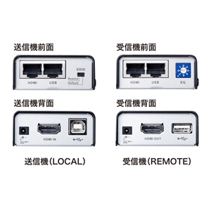 HDMI USB エクステンダー LAN 変換 延長器 最大60m 高画質 フル