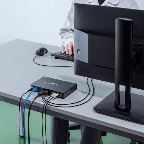 KVM�G�N�X�e���_�[ DisplayPort USB�p