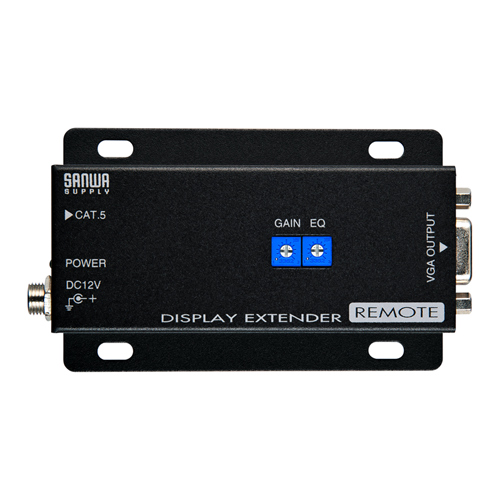 ディスプレイ延長器(送信機・受信機セット・受信機電源不要) VGA-EXSET3