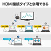 CX HDMI GNXe_[  Type-Cڑ ő15m tHD 掿  M@̂ ݗp i Pi  {^ ؑ ő64 VGA-EXWHD6CTX