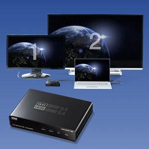 HDMI分配器 1入力 2出力 4K/60Hz HDR HDCP2.2対応 HDMIスプリッター